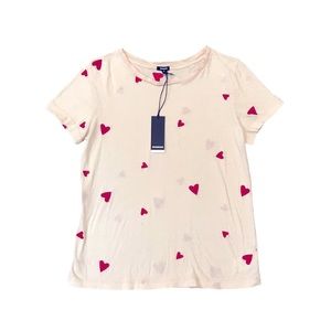 ❤️Monrow Embroidered Heart Tee